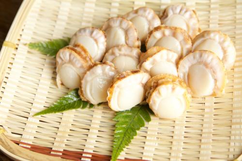 ほたて屋カツマル 漁師直送便の青森県陸奥湾産ほたて 青森名産 むつ湾産冷凍ベビーホタテ1kg